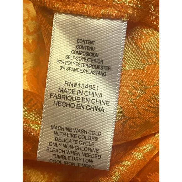 WAFY Orange One Shoulder Cut Out Dress - Picture 9 of 10